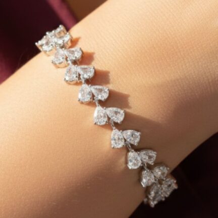 WhatsApp Image 2026-05-22 at 4.55.49 PM (1) Platinum plated fancy cut cz bracelet