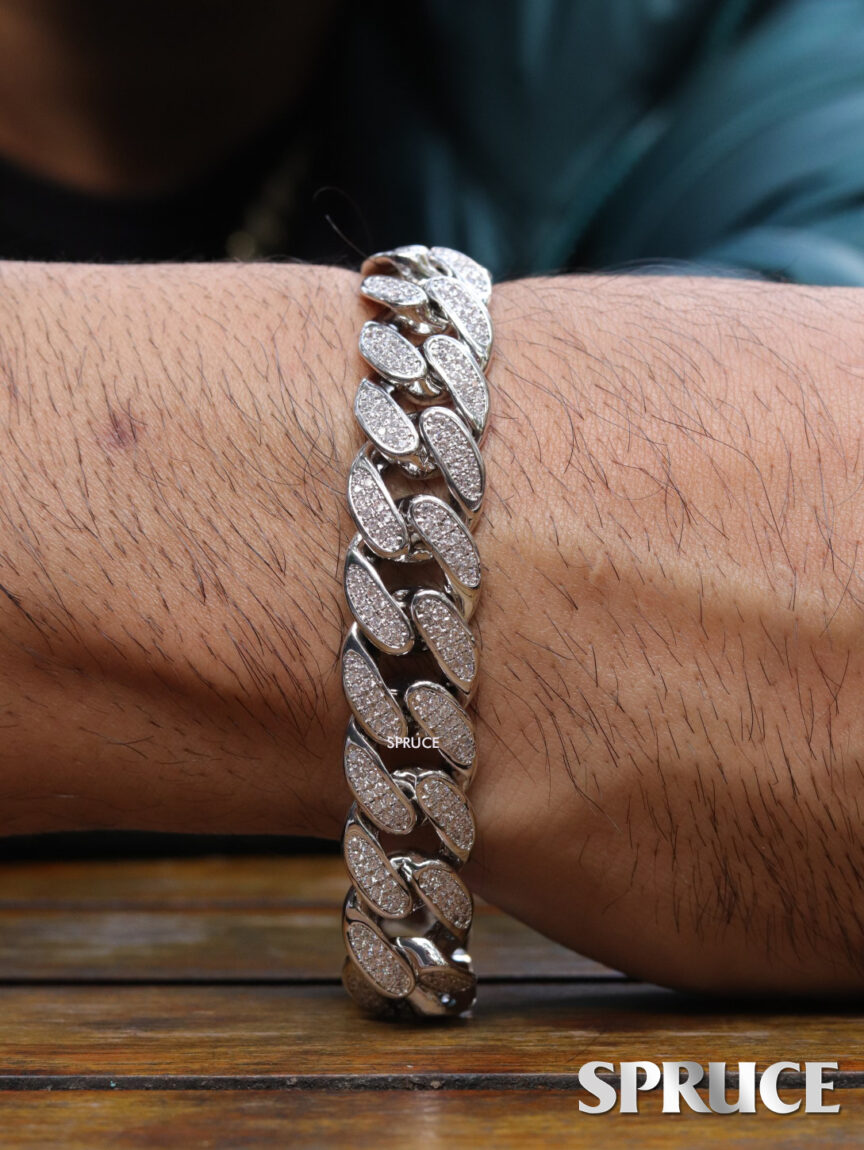 Stunning Platinum Bracelets For Men 20PTMBB28