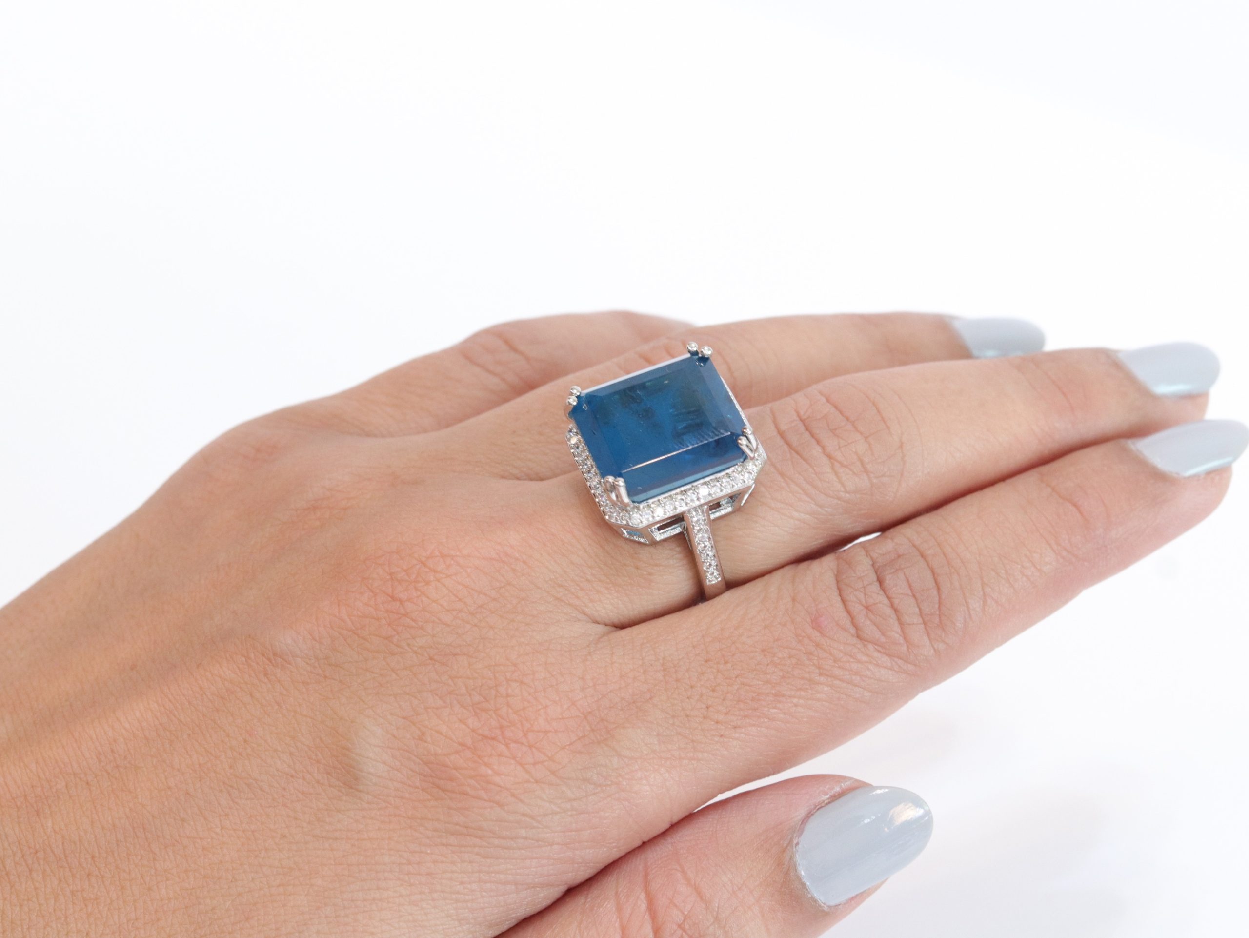 Buy Topaz Ring, Blue Topaz Ring, Art Deco Ring, Topaz Ring Gold, Gemstone  Ring, Birthstone Ring,square Ring,anniversary Ring,december Birthstone  Online in India - Etsy