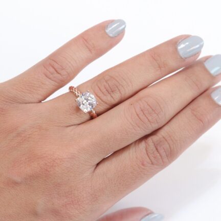 IMG_2671 The forever after Solitaire ring in gold finish