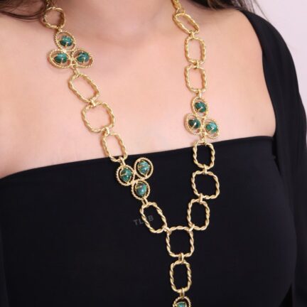 IMG_1648 Emeralds & Gold Link Chain