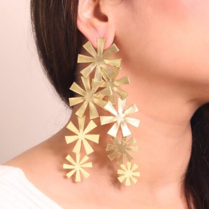 Flower cluster hoops