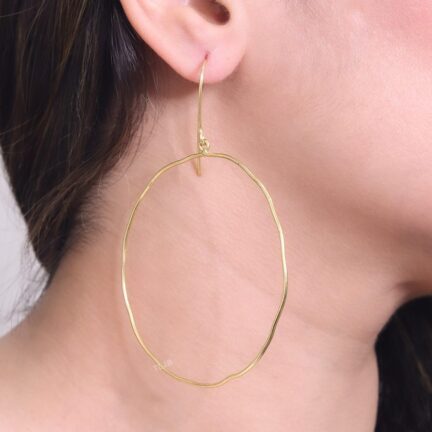 Twin sleek hoops