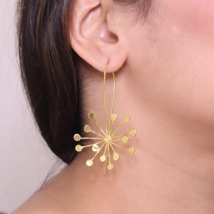 Starburst hook earrings