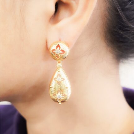 Clover gold dangles