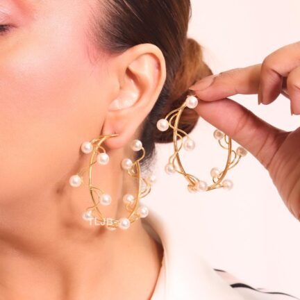 IMG_6054 Fairy gold hoops