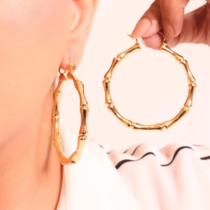 Dainty gold hoops