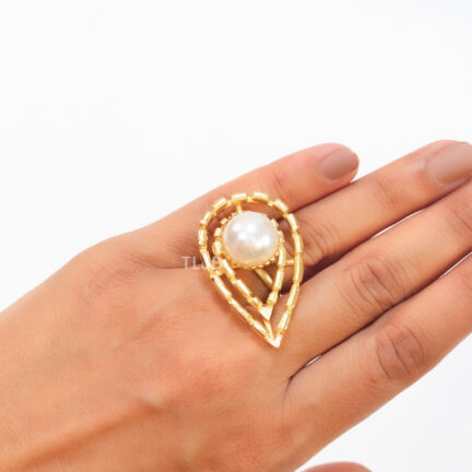 IMG_7953 Teardrop pearl ring