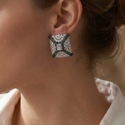 WhatsApp Image 2026-06-13 at 12.46.11 AM (2) Diamond Studded Earrings in Green