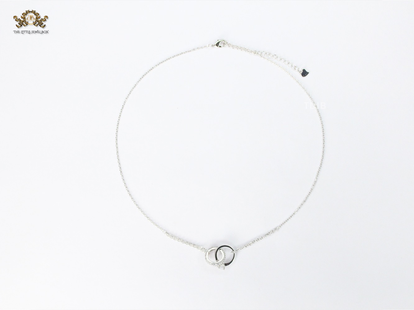 Ring charm Chain in Silver - Image 2