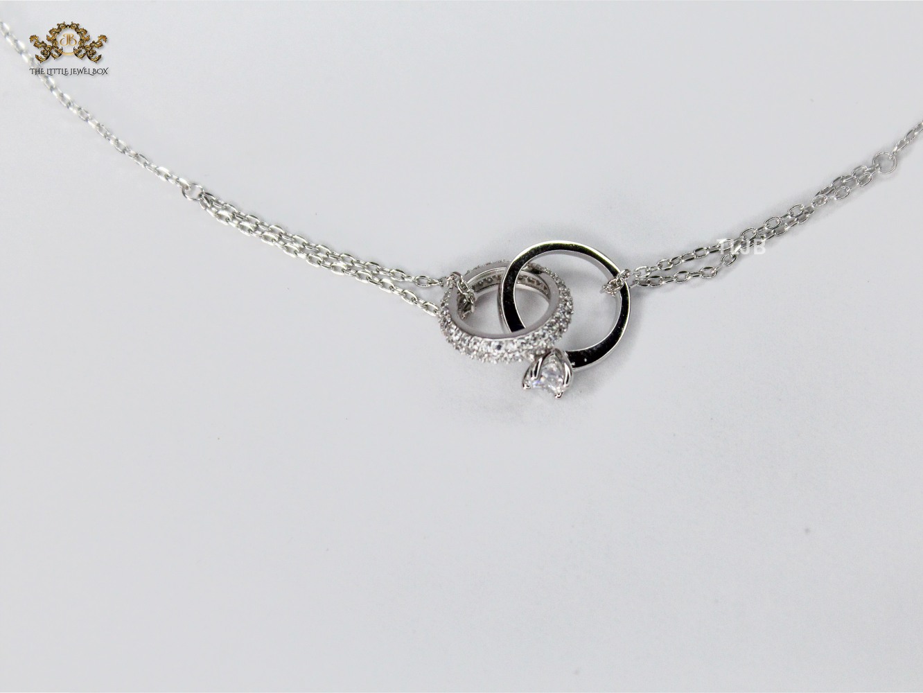 Ring charm Chain in Silver - Image 5