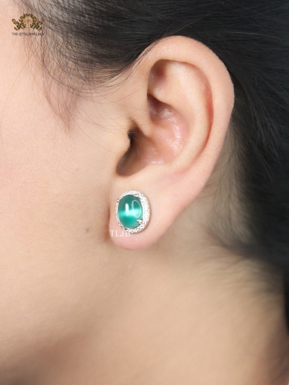 Emerald Stone Studs