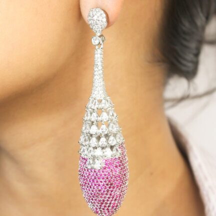 IMG_2875 Rose Shimmer Drop danglers