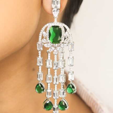 IMG_2878 Emerald CZ Chandeliers