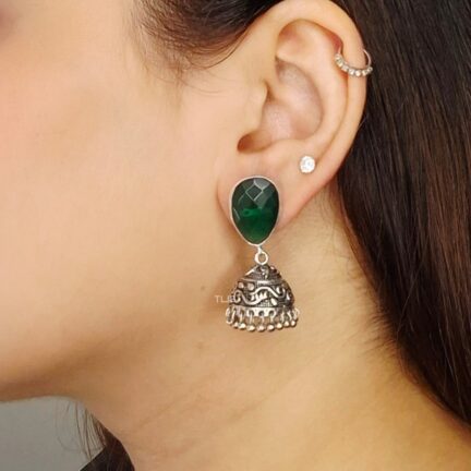 Verdant Glow Jhumka