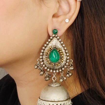Emerald Noor Jhumka
