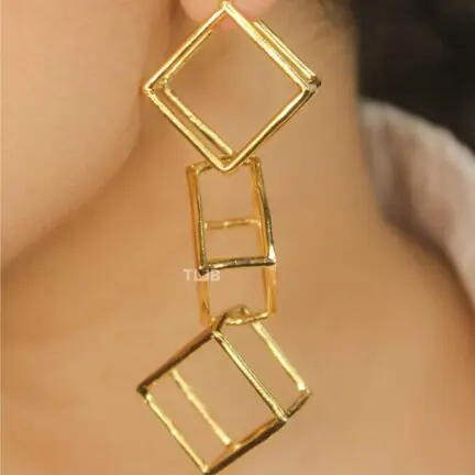 IMG_5578 Square Chain Earrings