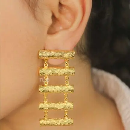 IMG_5582 Ladder Style golden Earrings
