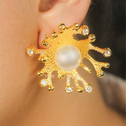 Sunburst Pearl Studs