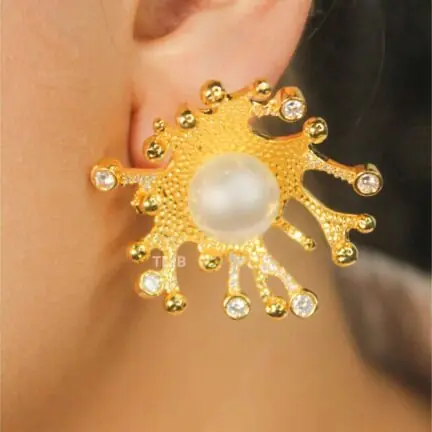 IMG_888 Sunburst Pearl Studs