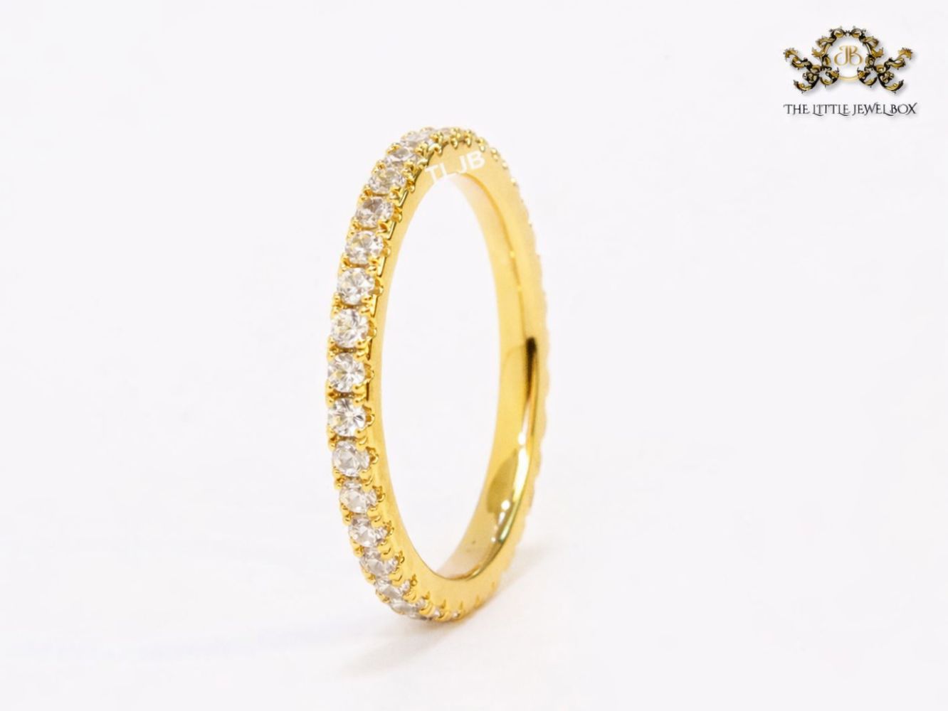 Slim infinity band – gold – The Little Jewel Box