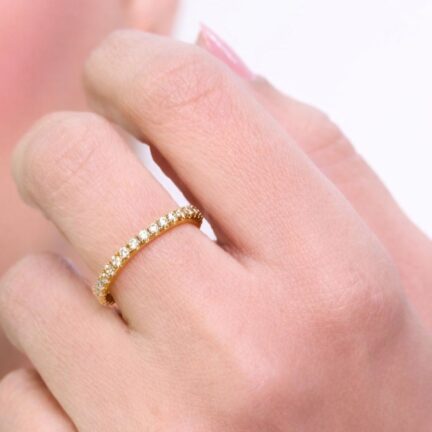 Slim infinity band - gold